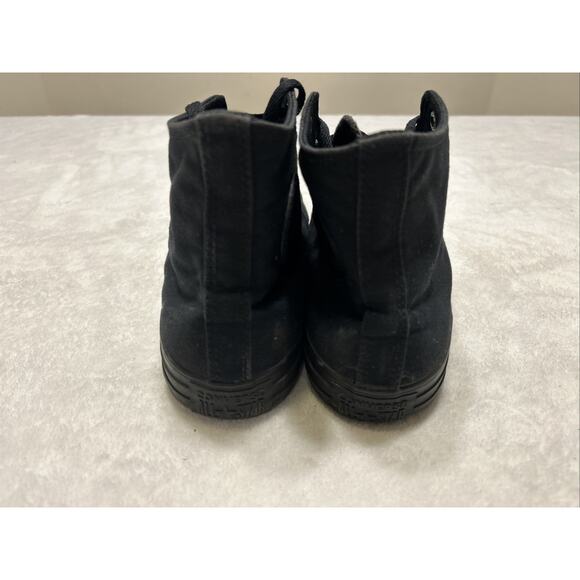 Converse All Star Mens Size 9.5 Chuck Taylor Triple Black High Top M3310 - Picture 5 of 8